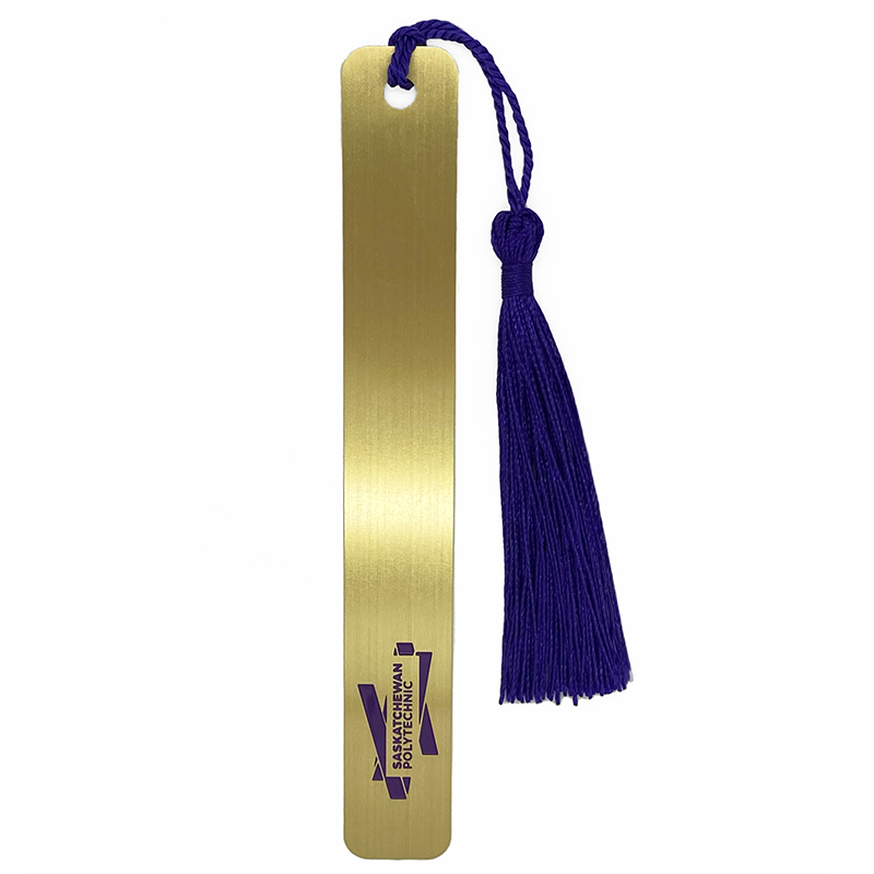 Bookmark Custom Sask Polytech Purple Tassel (SKU 2036197662)